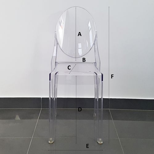 Krzesło CX019 transparentne CENTREX na Arena.pl