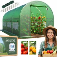 TUNEL OGRODOWY FOLIOWY SZKLARNIA 3x2m FOLIA UV-4 PREMIUM NAMIOT 6m2 GRATIS
