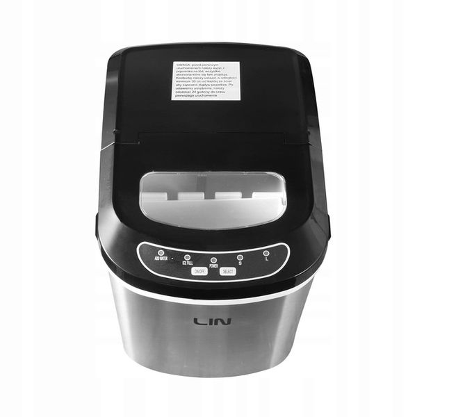 Kostkarka do lodu LIN Ice PRO-S12 Srebrny zdjęcie 2