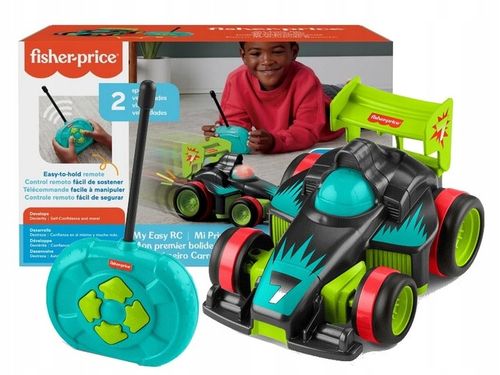 FISHER PRICE ZDALNIE STEROWANE WYŚCIGÓWKA pierwsze auto RC dla dzieci +3 l na Arena.pl