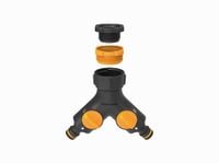 Fiskars Przyłącze kranowe podwójne multi 1027061 do dwóch węży ogrodowych