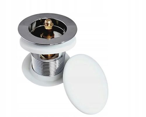 KOREK DO UMYWALKI CERAMICZNY Biały umywalkowy z przelewem na Arena.pl