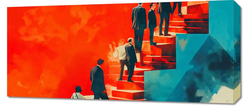 Obraz 90x40cm Metafory Sukcesu zdjęcie 1