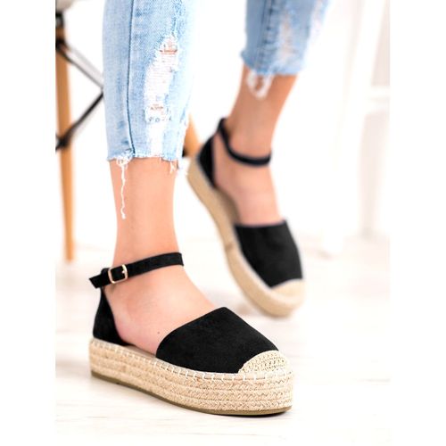 Czarne Espadryle Na Platformie r.37 na Arena.pl