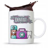 Kubek Prezent Dla Dentysty Ludzie Nigdy Nie Milkną Z Nadrukiem Ze Zdjęciem