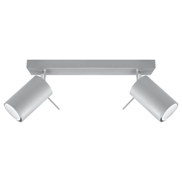 Plafon RING 2 szary zdjęcie 1