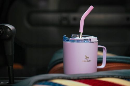 Kubek Termiczny do Auta Ze Słomką Ustnikiem Nieprzeciekający 900ml Termos na Arena.pl