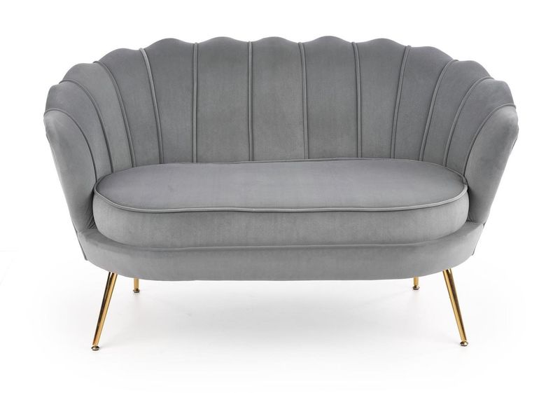 Sofa muszelka Florecja szara zdjęcie 4