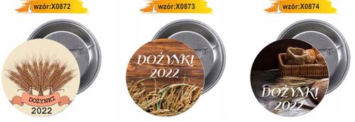 Przypinki buttony DOŻYNKI 2022 HIT na Arena.pl