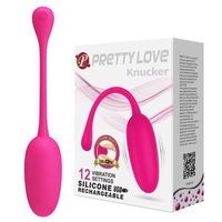 wibrujące jajko silikonowe pretty love knucker 12 funkcji