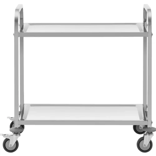 Wózek kelnerski cateringowy do serwowania 2 półki 95 x 50 cm do 72 kg na Arena.pl
