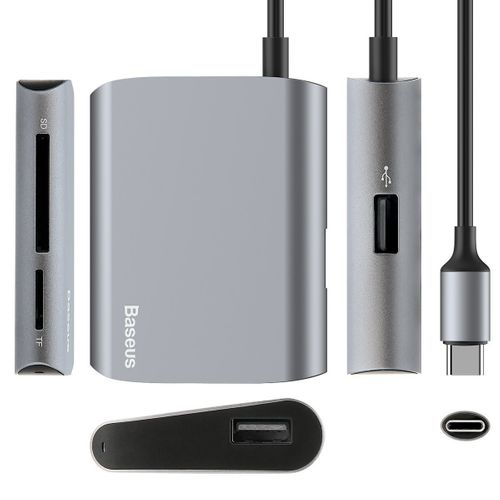 Adapter Baseus Enjoyment USB-C Silver na Arena.pl