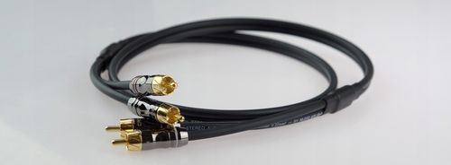 Kabel audio cinch Klotz 2RCA 2xRCA przewód - 0,75m na Arena.pl