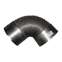 kolano wentylacyjne nieocynkowane 140mm - rkc 140