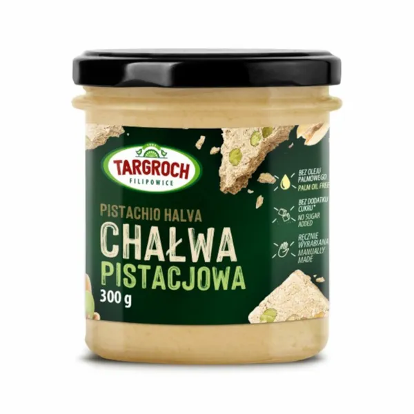 Chałwa pistacjowa bez cukru 300g zdjęcie 1