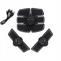 ELEKTROSTYMULATOR STYMULATOR MIĘŚNI BRZUCHA EMS MASAŻER TRENER ODCHUDZAJĄCY