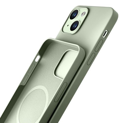 apple iphone 15 - 3mk hardy silicone magcase green na Arena.pl