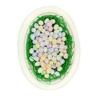 jajka styropianowe kolorowe nakrapiane 100 szt. wys. 1,8 cm  | wpj-8789