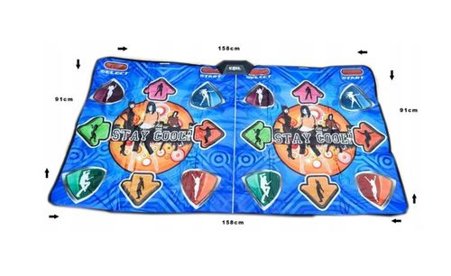 MATA MUZYCZNA PODWÓJNA TAŃCZENIA HDMI BEZPRZEWODOWA DLA DZIECI 32BIT 6W1 TV na Arena.pl