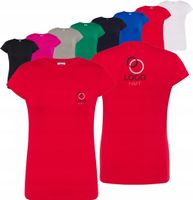 damska KOSZULKA T-shirt WŁASNY HAFT TWOJE LOGO NAPIS firmowa reklamowa 5szt