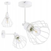 LAMPA KINKIET żyrandol ruchomy loft drut BRYLANT