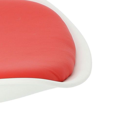 Krzesło Tulip Basic Białe/czerwo Na Poduszka na Arena.pl