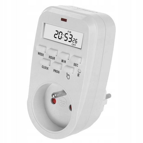 Programator czasowy timer cyfrowy włącznik wyłącznik prądu 3680W GreenBlue na Arena.pl