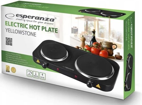 KUCHENKA ELEKTRYCZNA YELLOWSTONE ESPERANZA CZARNA na Arena.pl