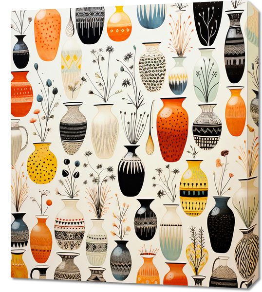 Obraz 60x70cm Symfonia Wazonów zdjęcie 1