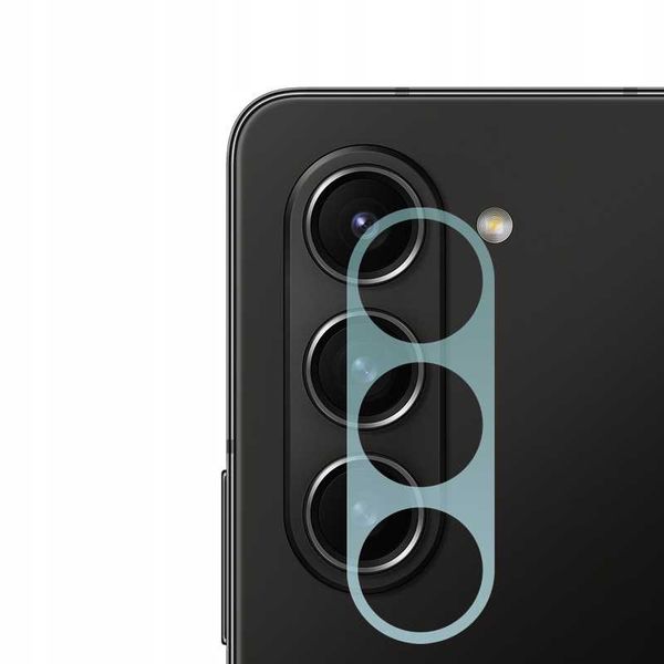 Spacecase Camera Glass Galaxy Z Fold 5 Black zdjęcie 3