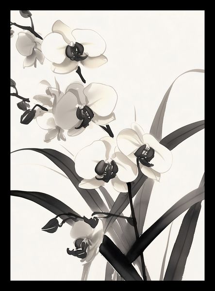 Plakat 39,5x55cm Orchidea zdjęcie 2
