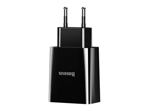 Ładowarka sieciowa Baseus 2xUSB 2A 10.5W Speed Mini EU Black na Arena.pl