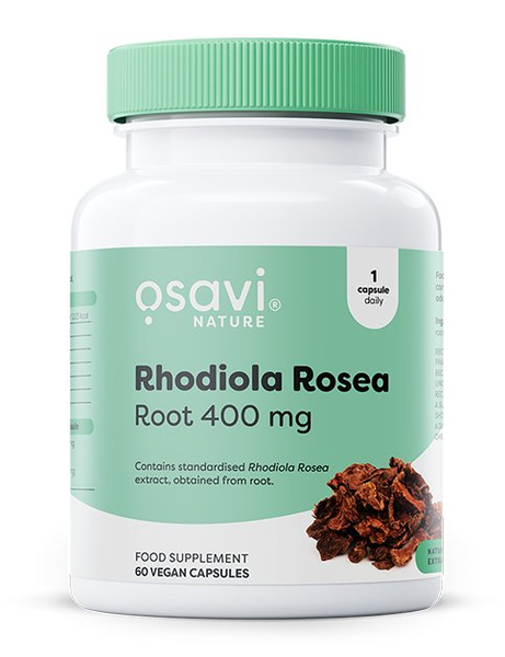 Osavi Rhodiola Rosea Root, 400mg - 60 kaps. zdjęcie 1