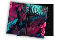 SZKLANA DESKA NA KUCHENKĘ 2x40x52 029D PAPROĆ