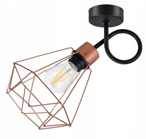 Lampa kinkiet E27 ścienny stały loft drut Diament na Arena.pl