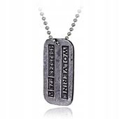 Naszyjnik X - Men Wolverine Logan Nieśmiertelnik Dog Tag Wisiorek Cosplay