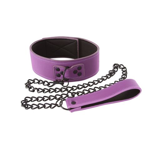 Markowa Obroża Ze Smyczą - Lust Bondage Collar na Arena.pl