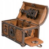 Łamigłówka Escape Room Skrzynia Skarbów Drewniane Puzzle Box 3D