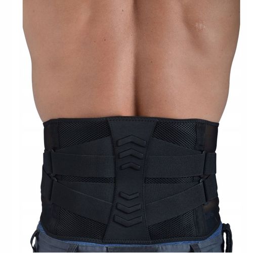 PAS LEDZIOWY na kręgosłup lędźwiowy na dyskopatię ORTOPEDYCZNY do pracy XL na Arena.pl