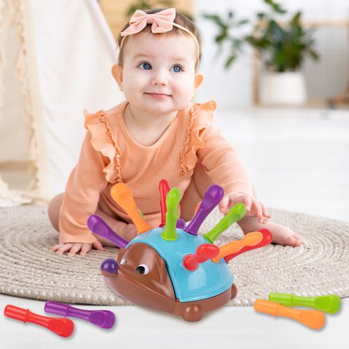 Sorter Jeżyk Układanka Edukacyjna Jeż Montessori Gra Liczby na Arena.pl