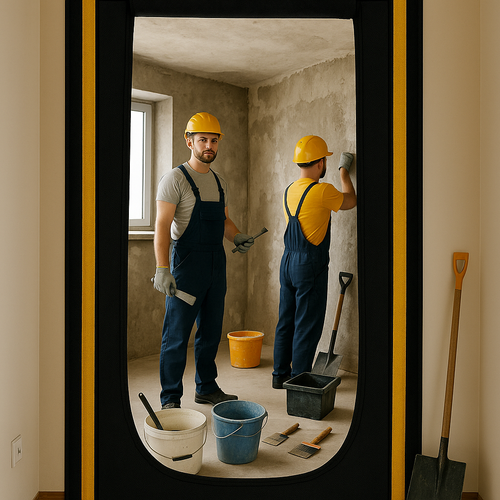 DRZWI REMONTOWE BUDOWLANE KURTYNA PRZECIWPYŁOWA Z ZAMKIEM U WIGOFIL REMONT na Arena.pl