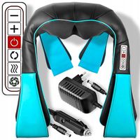 MASAŻER SHIATSU SZYI KARKU PLECÓW CIAŁA GRZEJĄCY PODUSZKA MASUJĄCA GRZANIE