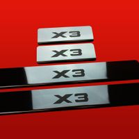 Listwa progowa BMW X3 F25 Stal nierdzewna 304 połysk 4szt