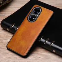 Etui AIORIA Vintage LEATHER do Huawei P50 Pro pomarańczowy
