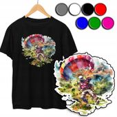 KOSZULKA DZIECIĘCA T-SHIRT Z NADRUKIEM - FORTNITE GRA WZORY - M 134-140