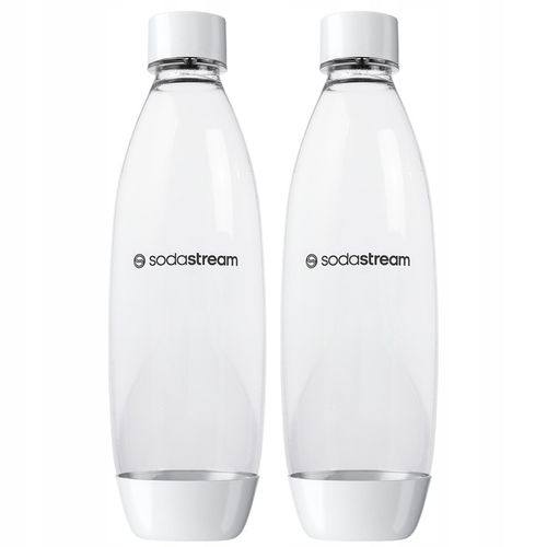 2x BUTELKI SODASTREAM DO ZMYWARKI BIAŁE 1L FUSE DO SATURATORA WODY na Arena.pl