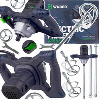 MIESZADŁO ELEKTRYCZNE DO KLEJU BETONU TYNKU ZAPRAWY 2600W+ 2 MIESZALNIKI