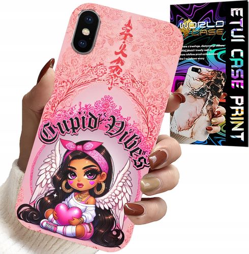 ETUI DO IPHONE XS MAX - CUPID VIBES Z UROCZĄ ANIOŁKIEM PLECKI na Arena.pl