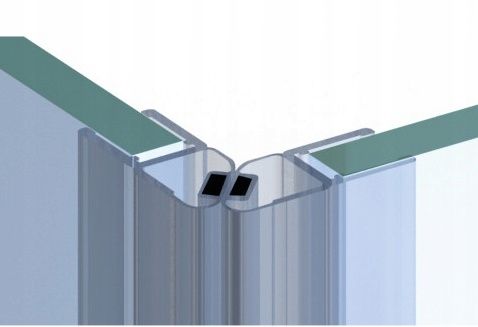 Uszczelka magnetyczna do kabiny 8mm 200cm 2szt na Arena.pl