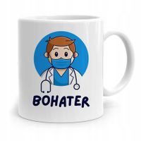 Kubek Prezent Dla Doktora Lekarza Medyka Bohater Z Nadrukiem Ze Zdjęciem